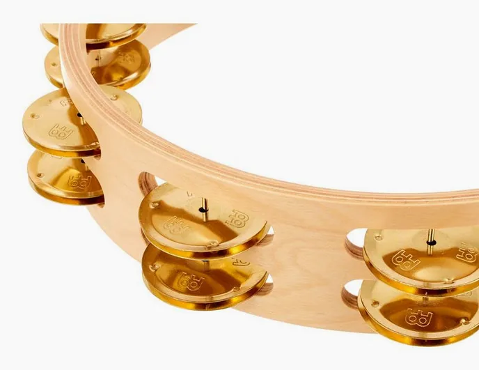 Meinl AE-MTA2B Artisan Tambourine, vue de profil, photo 3