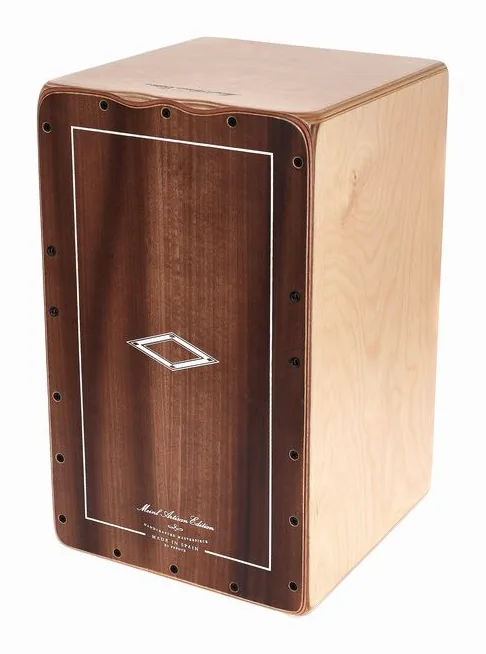 Meinl Artisan Minera Cajon B. Eucal., de face sur fond neutre