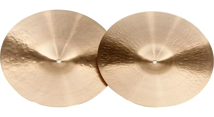 Meinl 14" Byzance Hi-Hat Medium, vue de profil, photo 2