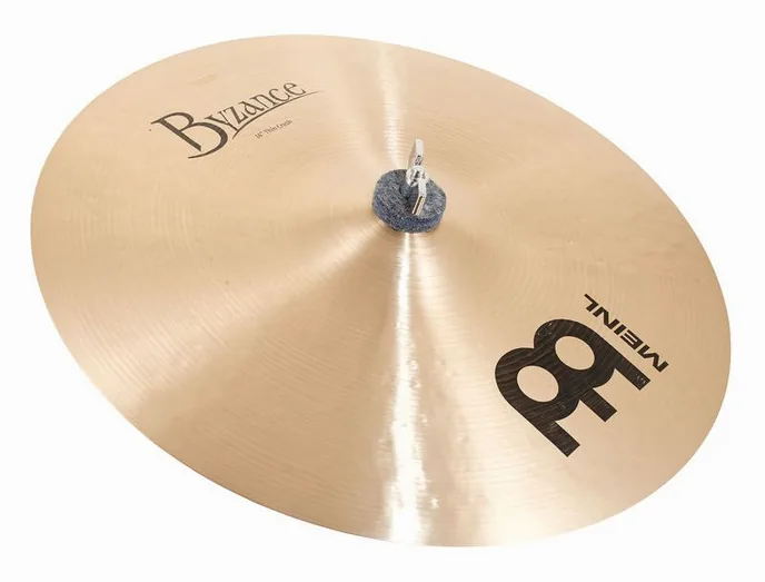 Meinl 14" Byzance Thin Crash, de face sur fond neutre