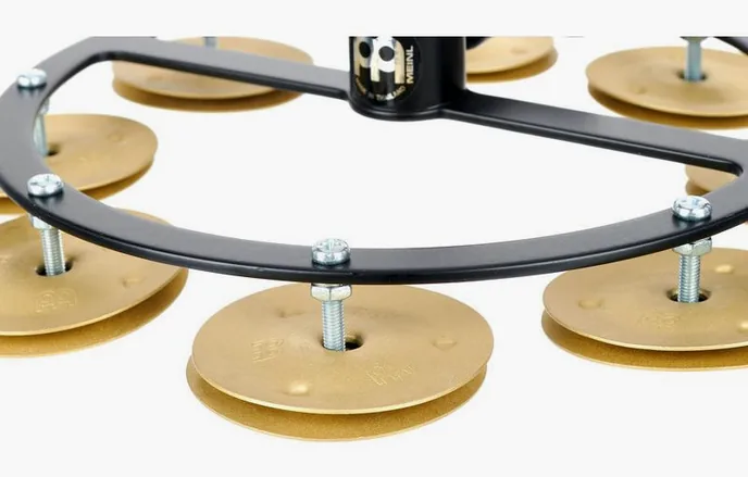 Meinl Benny Greb Hi-Hat Tambourine, vue de trois quarts, photo 4