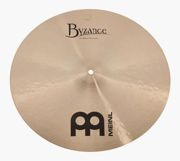 Meinl 16" Byzance Medium Thin Crash, vue de dessus, photo 2