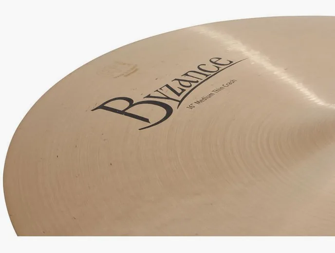 Meinl 16" Byzance Medium Thin Crash, vue de près, photo 4