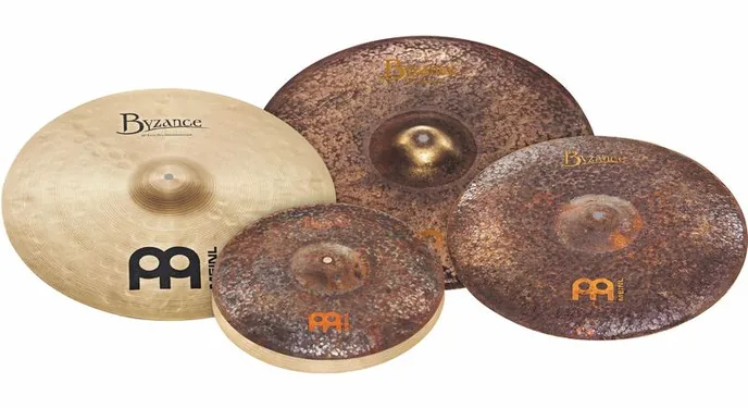 Meinl Byzance Mike Johnston Set, vue de près, de face