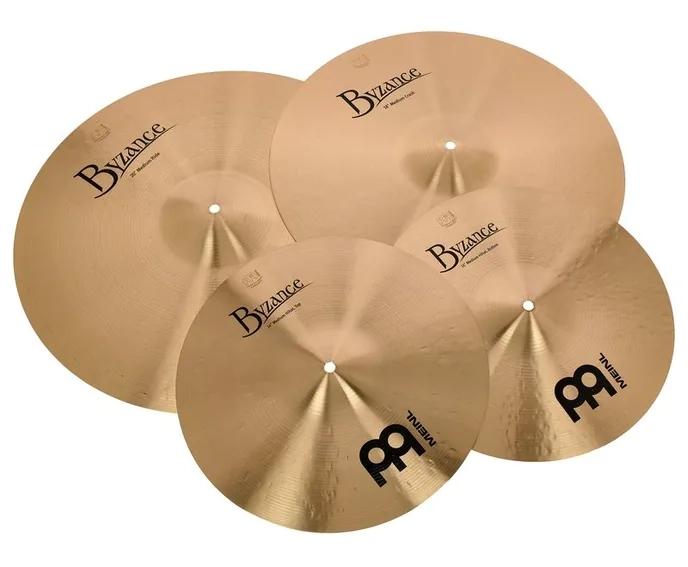 Meinl Byzance Traditional Complete, de face sur fond neutre