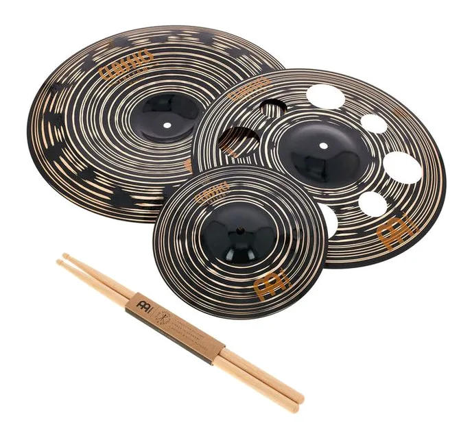 Meinl Classics Cust. Dark Effect Set, de face sur fond neutre