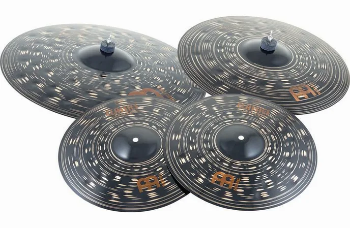 Meinl Classics Custom Dark Set, sur fond neutre