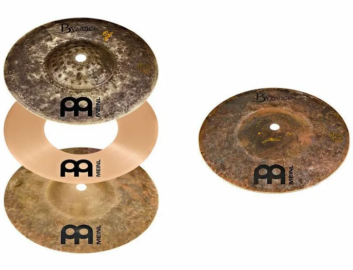 Meinl 8" Crasher Hats - Benny Greb, vue de face