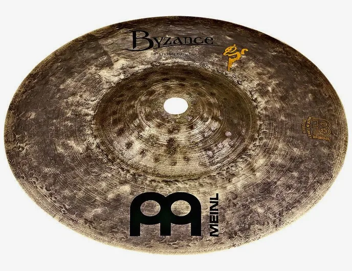 Meinl 8" Crasher Hats - Benny Greb, vue de trois quarts, photo 2