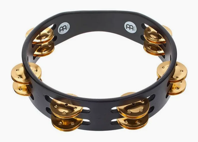 Meinl CTA2B-BK Compact Tambourine, vue de près, de face