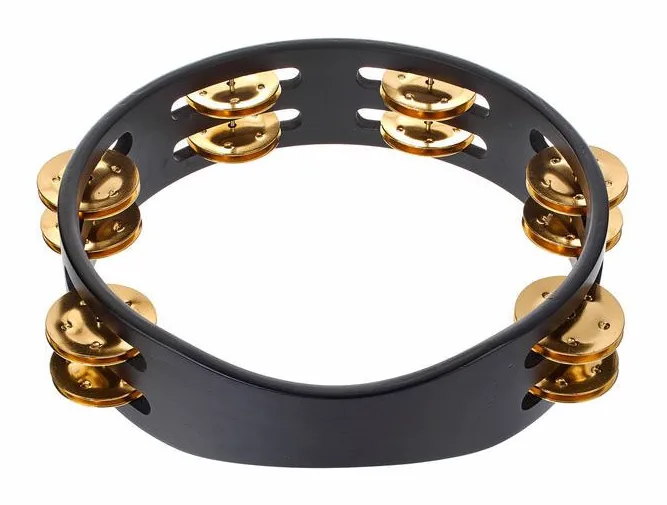 Meinl CTA2B-BK Compact Tambourine, vue de près, photo 2