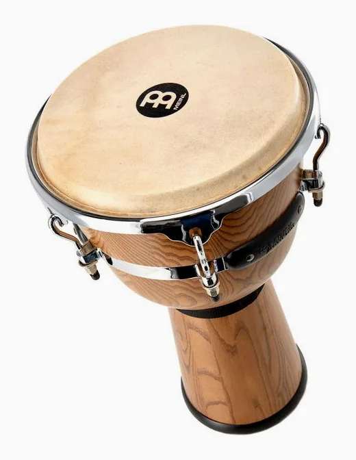 Meinl DJW3ZFA-M Wood Djembe, vue de profil, photo 2