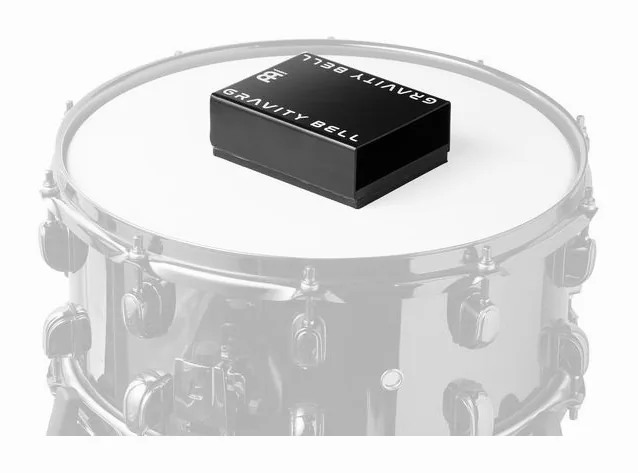 Meinl Gravity Cowbell Black, vue de trois quarts, photo 4