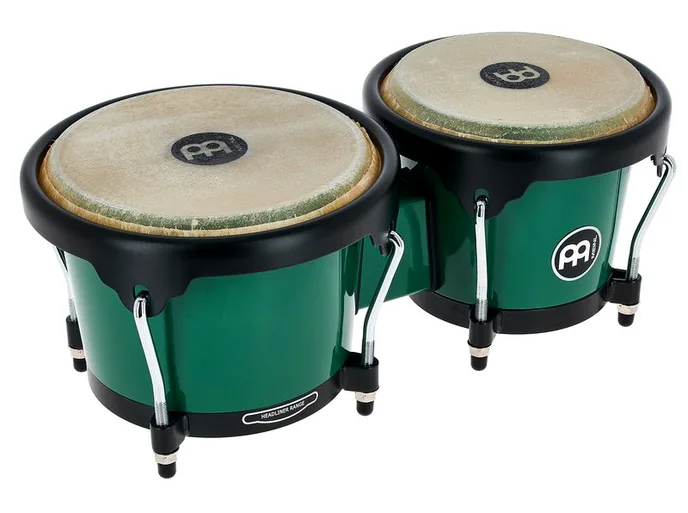 Meinl HB50FG Journey Bongo Green, vue de près, photo 3
