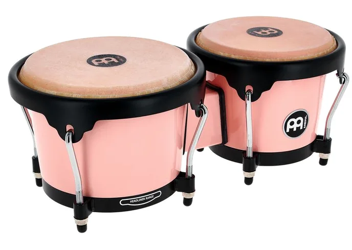 Meinl HB50FP Journey Bongo Pink, vue de face, photo 3