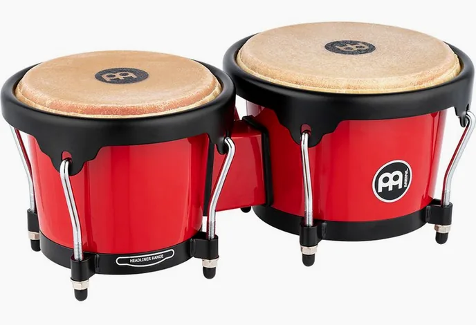 Meinl HB50R Journey Bongo Red, sur fond neutre