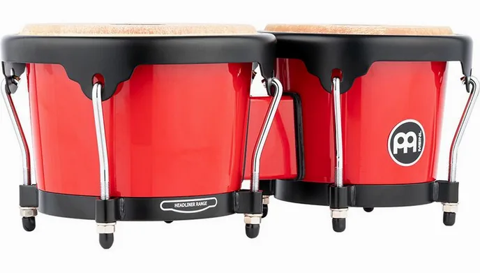 Meinl HB50R Journey Bongo Red, vue de profil, photo 3