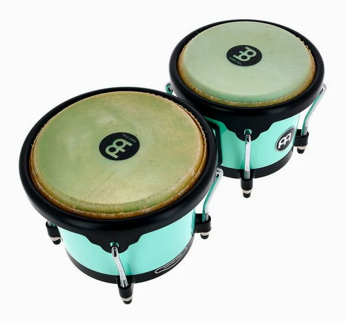 Meinl HB50SF Journey Bongo Green, vue de trois quarts, photo 4