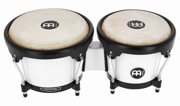 Meinl HB50WH Bongo Bright White, vue de trois quarts, photo 2