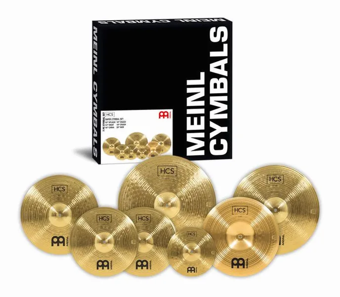 Meinl HCS Super Cymbal Set, vue de profil, photo 2