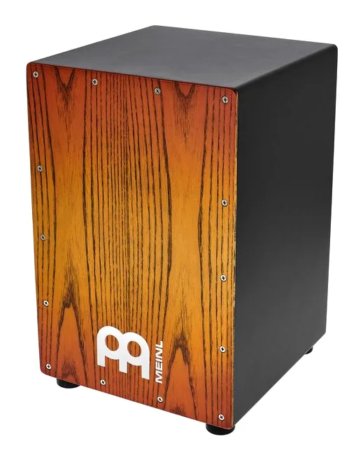 Meinl Headliner Cajon Sonoran Amber, de face sur fond neutre