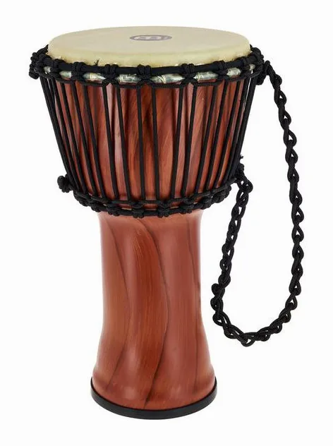 Meinl PADJ3-S-Y Djembe Small, de face sur fond neutre