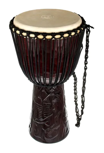 Meinl PROADJ2-L Professional Djembe, de face sur fond neutre