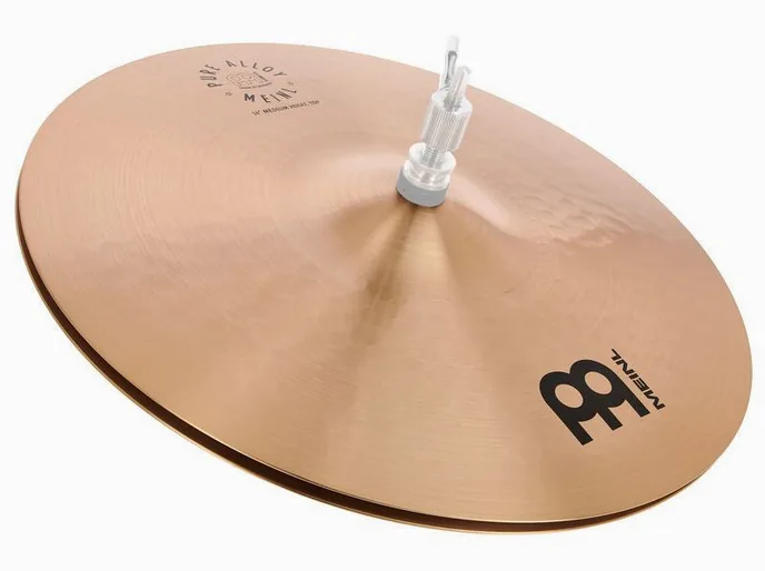 Meinl Pure Alloy 14" Medium Hi-Hat, vue de face