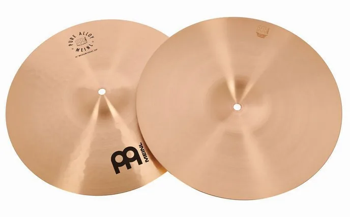 Meinl Pure Alloy 14" Medium Hi-Hat, vue de près, photo 3