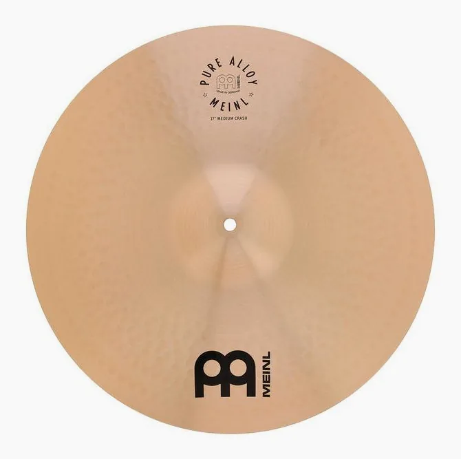 Meinl Pure Alloy 17" Medium Crash, vue de face, photo 2