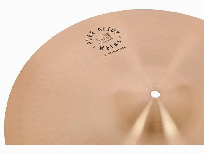 Meinl Pure Alloy 17" Medium Crash, vue de face, photo 4