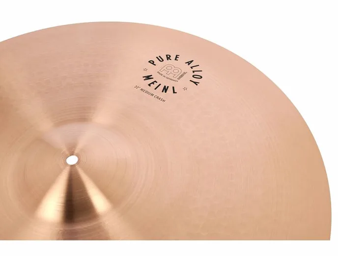 Meinl Pure Alloy 22" Medium Crash, vue de dessus, photo 4