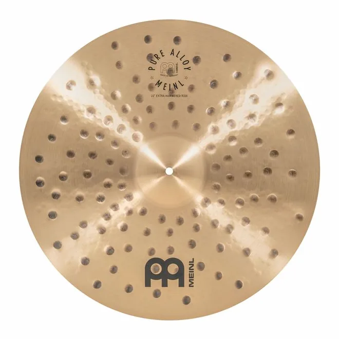 Meinl Pure Alloy Hammered Set, vue de trois quarts, photo 4