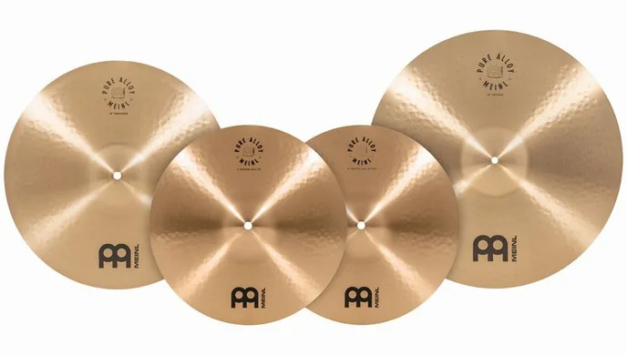 Meinl Pure Alloy Thin Cymbal Set, sur fond neutre