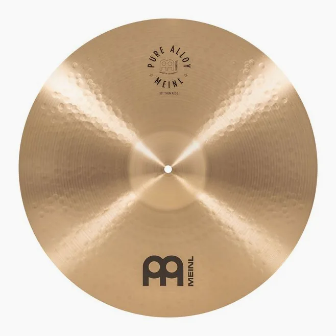 Meinl Pure Alloy Thin Cymbal Set, vue de dessus, photo 4
