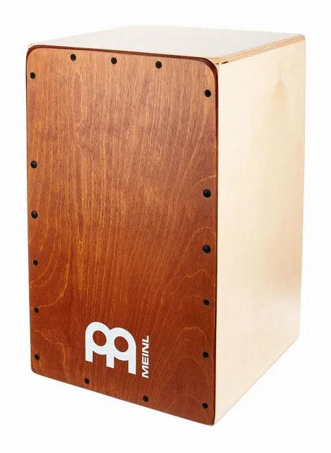 Meinl Snarecraft Cajon 100 Almond, vue de près, de face