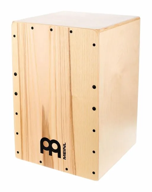 Meinl Snarecraft Cajon 80 Ash, de face sur fond neutre