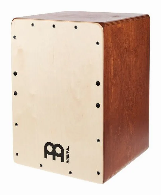 Meinl Snarecraft Jam Cajon Baltic, de face sur fond neutre