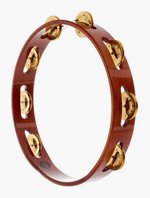Meinl TA1B-AB Wood Tambourine, vue de face, photo 2