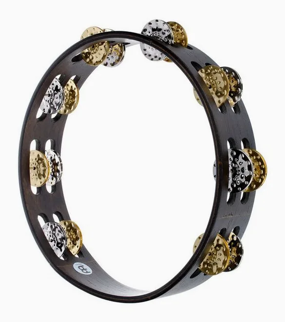 Meinl TA2VM-WB Vintage Tambourine, vue de dessus, photo 2
