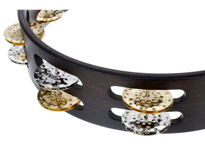 Meinl TA2VM-WB Vintage Tambourine, sur fond neutre, photo 3