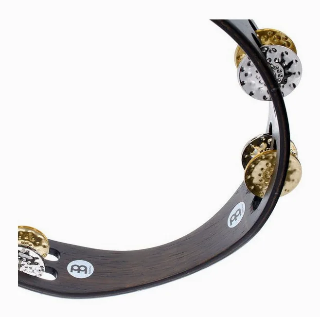 Meinl TA2VM-WB Vintage Tambourine, vue de profil, photo 4