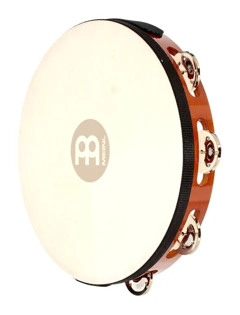 Meinl TAH1AB Head Tambourine 10", vue de trois quarts, photo 2