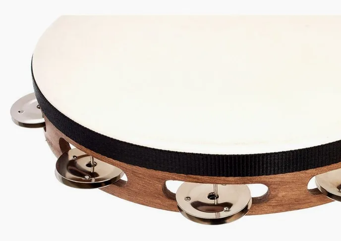 Meinl TAH1WB Head Tambourine, vue de trois quarts, photo 3