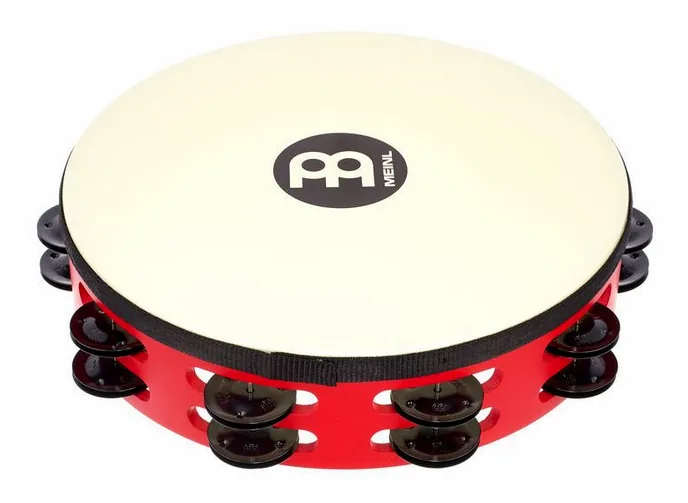 Meinl TAH2BK-R-TF Touring Tambourine, vue de près, de face