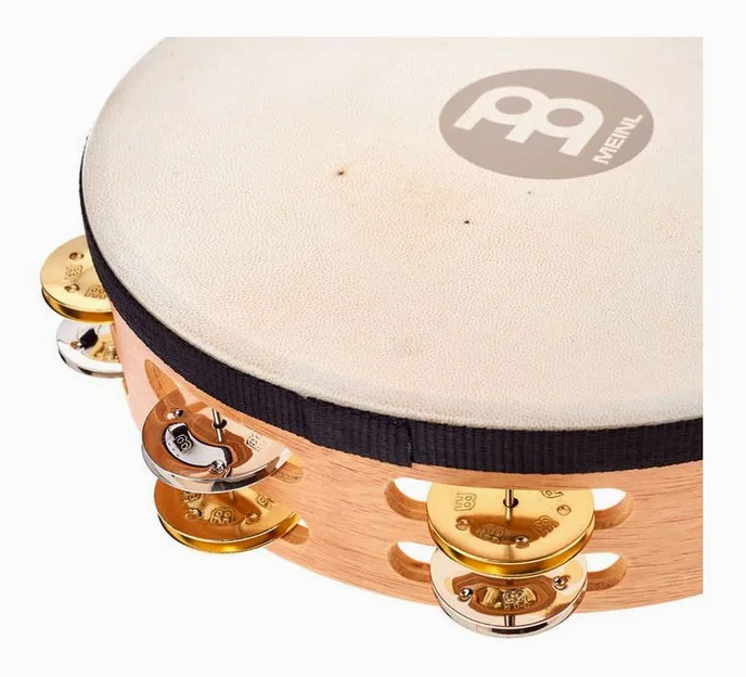 Meinl TAH2M-SNT 10" Tambourine, vue de près, photo 3