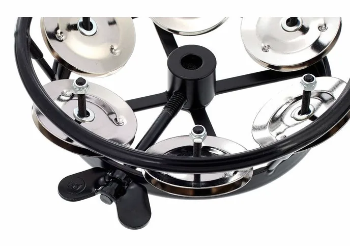 Meinl THH1BK Hi-Hat Tambourine, vue de trois quarts, photo 3