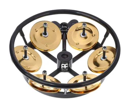 Meinl THH1B-BK Hi-Hat Tambourine, vue de face