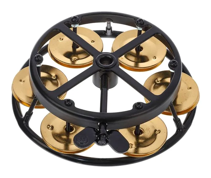 Meinl THH1B-BK Hi-Hat Tambourine, vue de près, photo 3