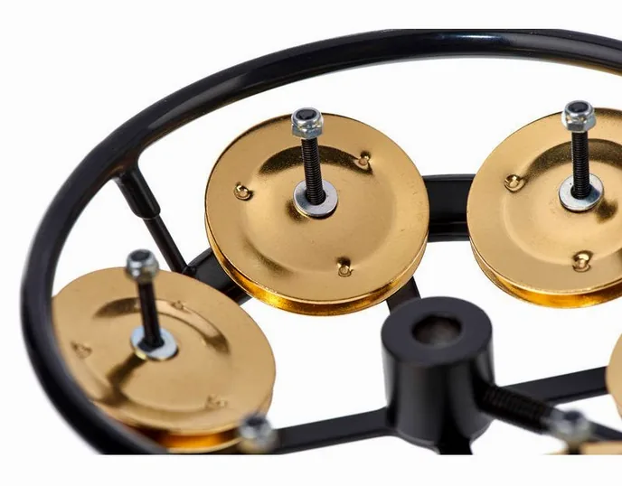 Meinl THH1B-BK Hi-Hat Tambourine, vue de face, photo 4
